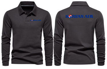 AIR KOREAN LONG SLEEVE POLO